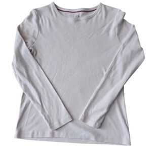 St. John's Bay Light Pink Long Sleeve Classic Tee, SP